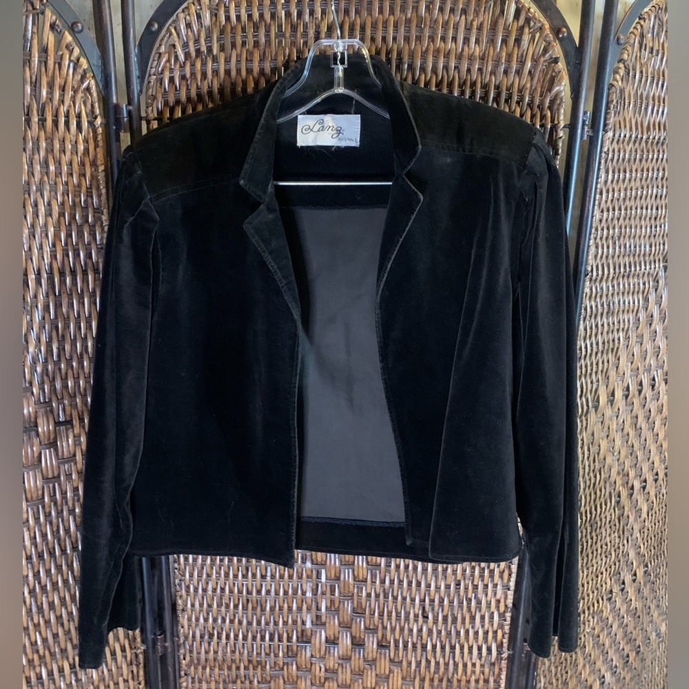 🚫SOLD🚫Vintage Lanz Originals Velvet Jacket Blazer Size S